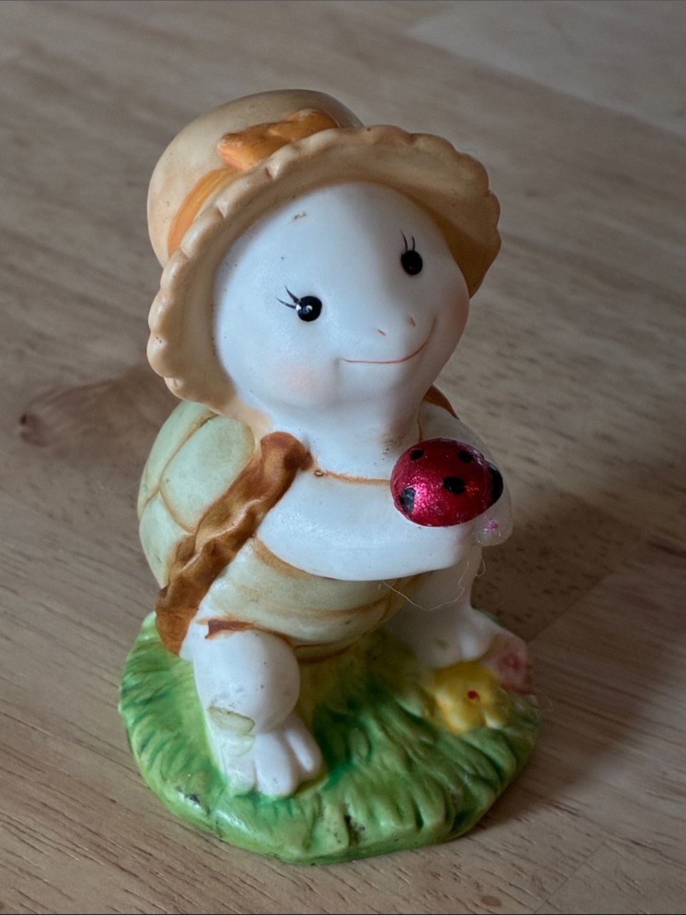 Vintage Homco Cute Turtle Figurine # 8877